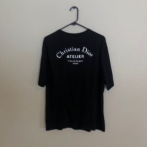 Christian Dior Atelier Metallic Silver T-Shirt